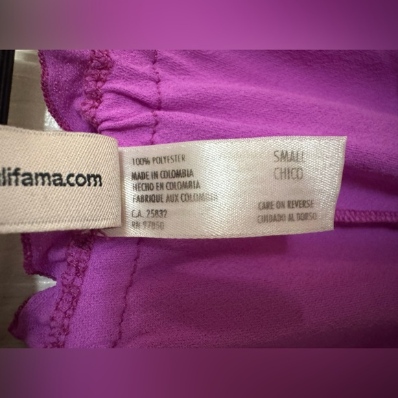 Luli Fama fuchsia swim cover-up mini dress – Size S – Made in Colombia - Picture 4 of 9